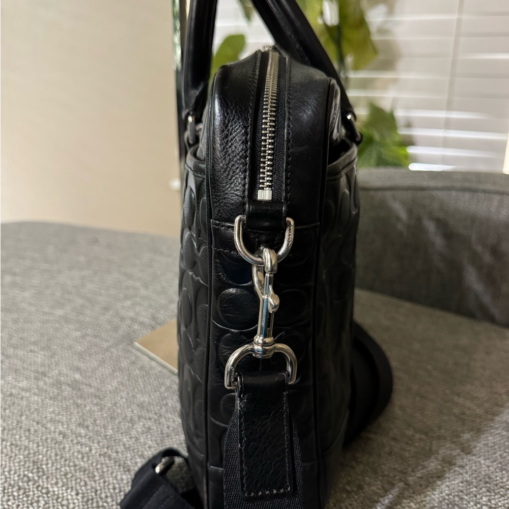 EUC Coach Metropolitan Brief In Signature Sport Calf Leather - Picture 4 of 8
